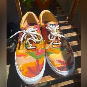 Sperry Tropical Print canvas sneakers